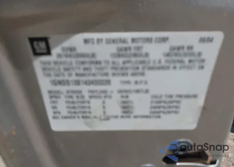 2004 Chevrolet Trailblazer Ls from USA, damaged, VIN 1GNDS13S142433228